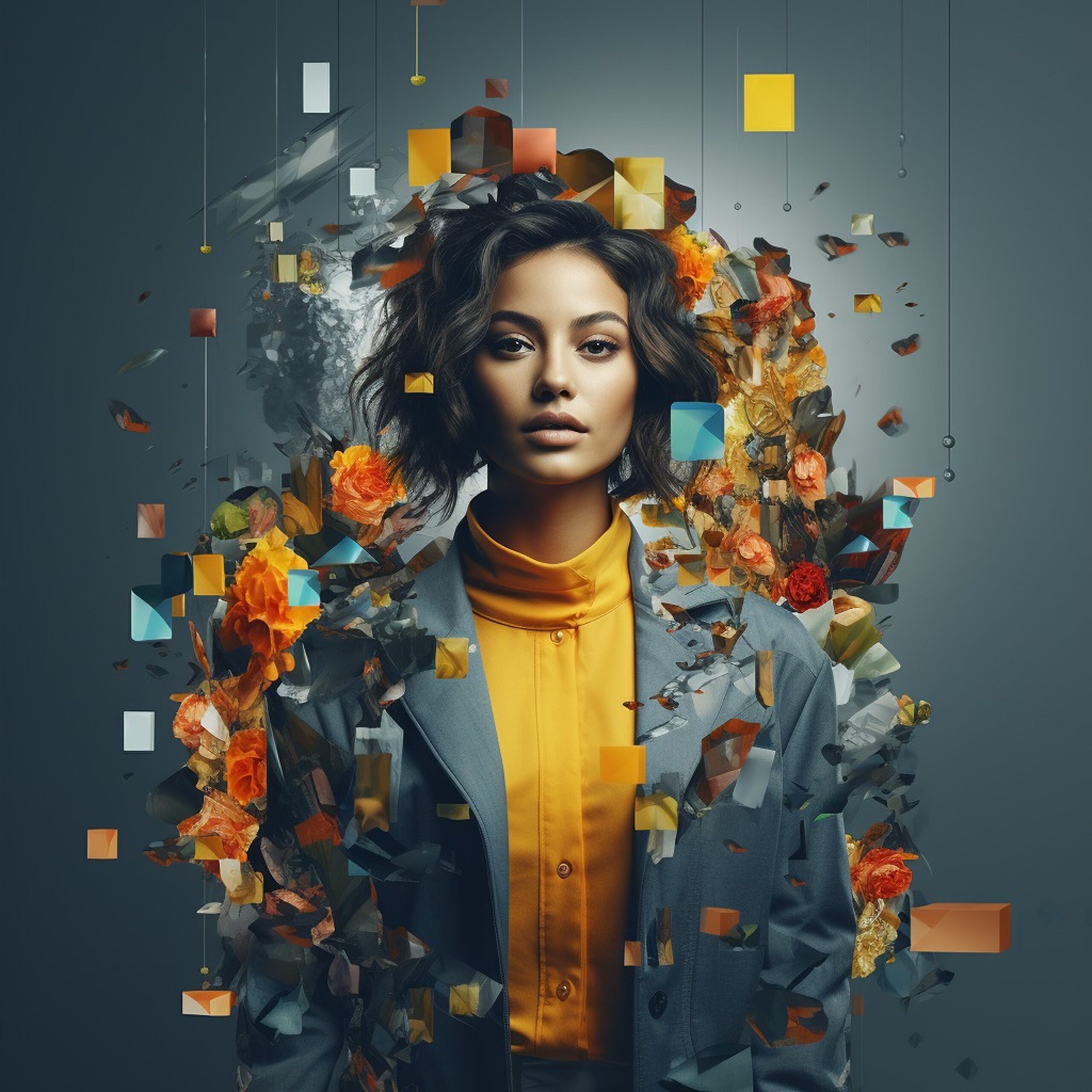 Creative sample: business woman